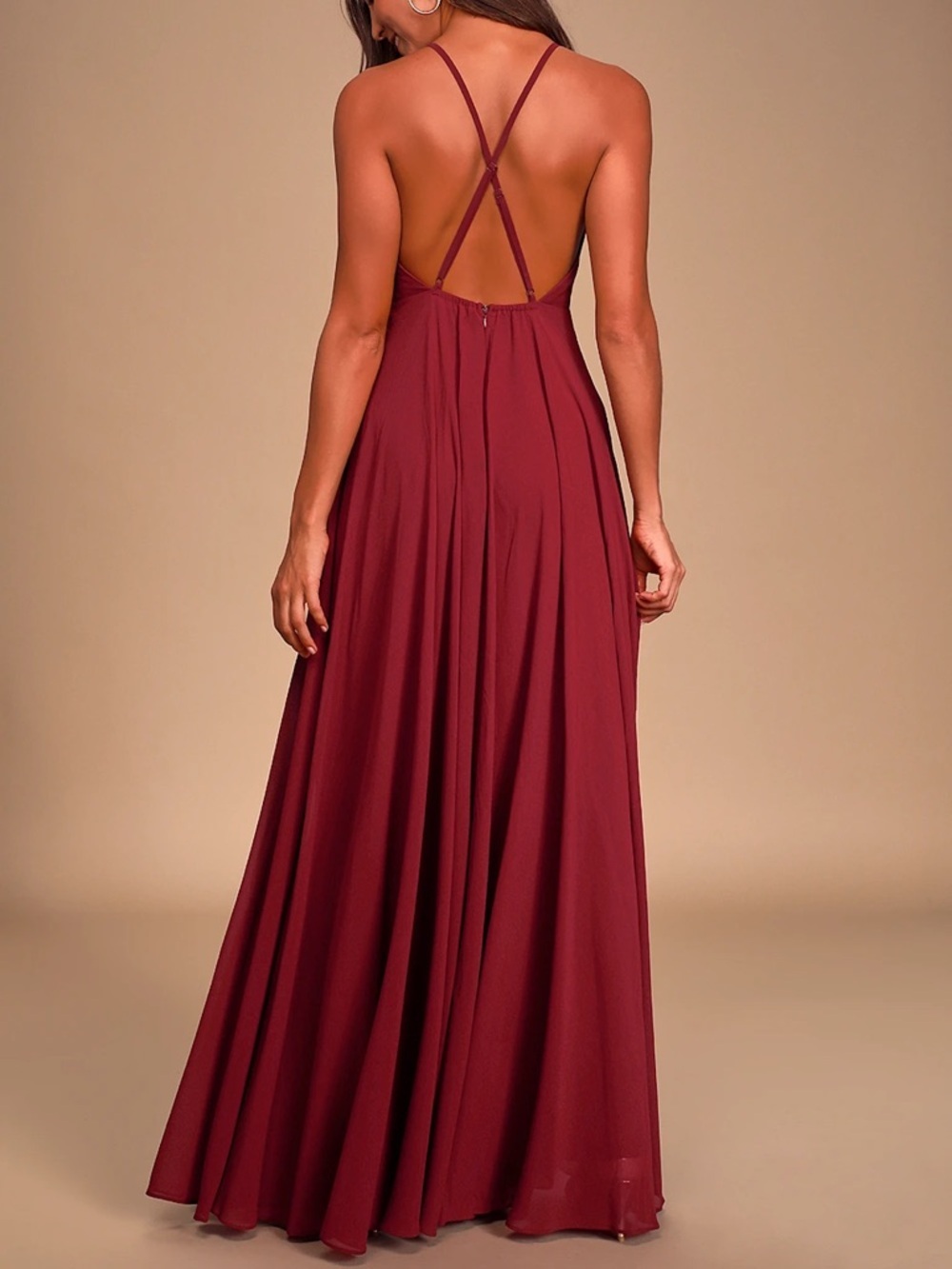 Lulus Mythical Kind Of Love Dark Green Maxi Dress Size Medium Women’s - Picture 8 of 8